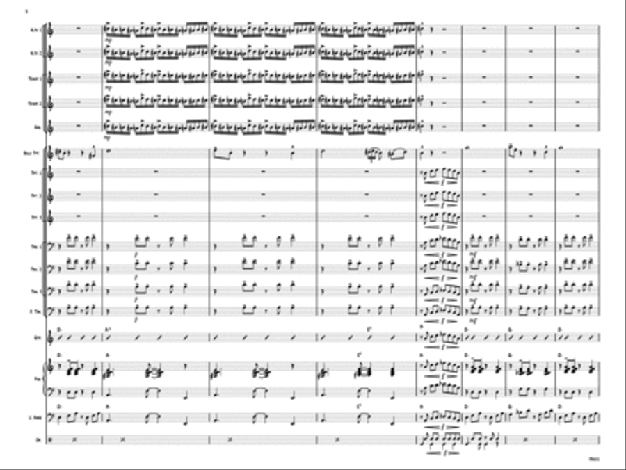 The Green Hornet Jazz Ensemble scores gallery preview page 6