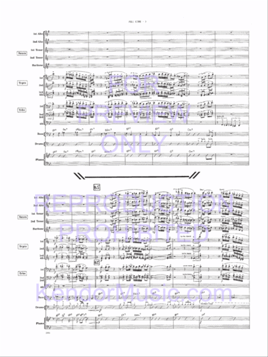I Ain't Gonna Ask No More Jazz Ensemble scores gallery preview page 6