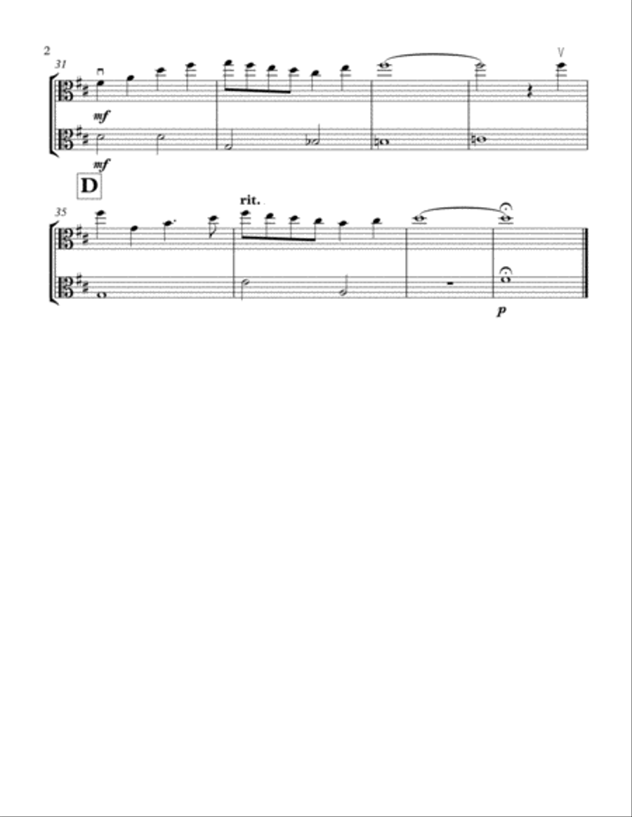 Have Yourself A Merry Little Christmas from MEET ME IN ST. LOUIS String Duet scores gallery preview page 3