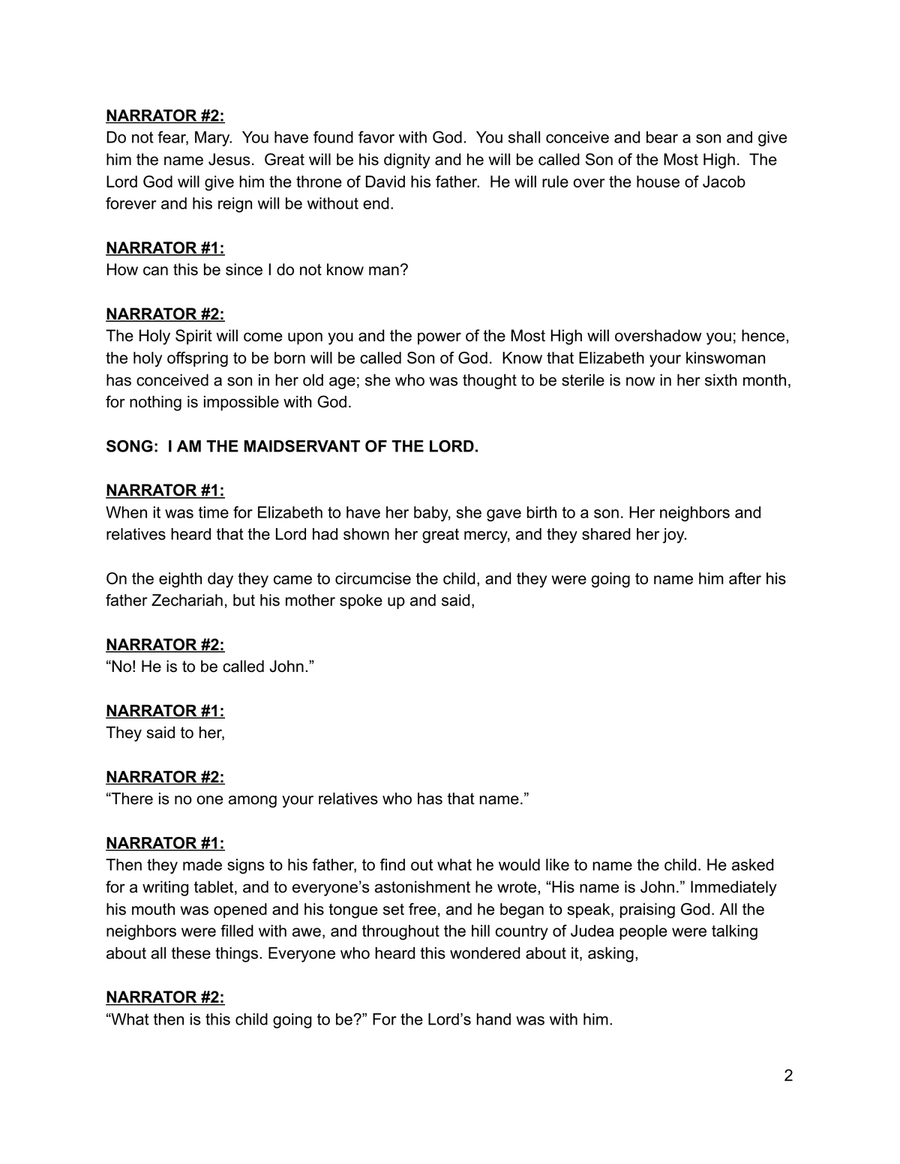Emmanuel (God Is With Us) (A Christmas Cantata - SAB Version) 3-Part scores gallery preview page 3
