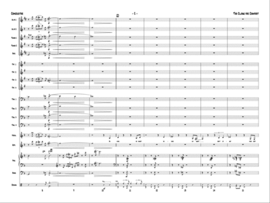 Too Close for Comfort Too Close for Comfort Jazz Ensemble scores gallery preview page 3