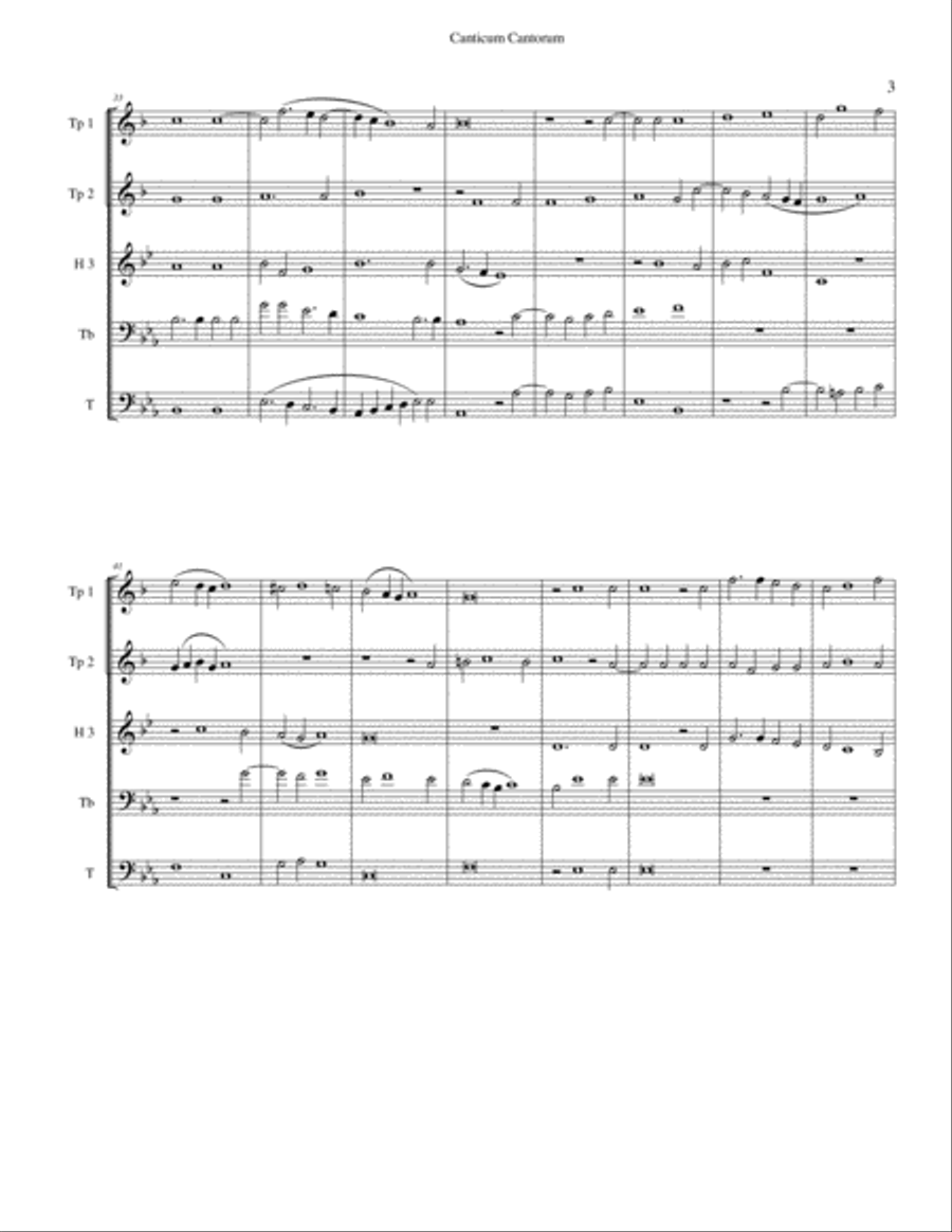Canticum Cantorum Brass Ensemble scores gallery preview page 4