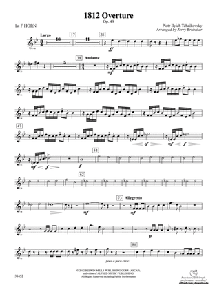 1812 Overture: 1st F Horn