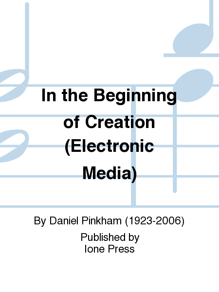 In the Beginning of Creation (Electronic Media)
