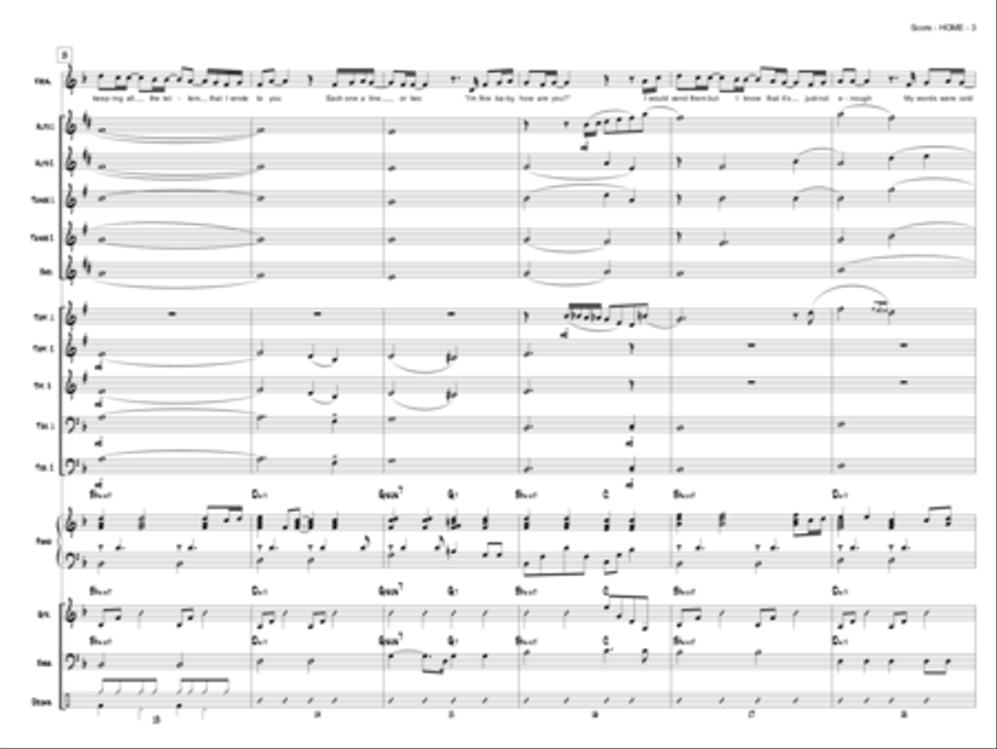 Home Jazz Ensemble scores gallery preview page 4