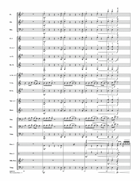 The Greatest Show (arr. Paul Murtha) - Conductor Score (Full Score)