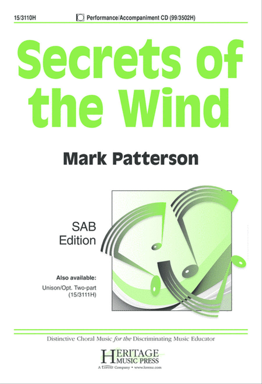 Secrets of the Wind Secrets of the Wind 3-Part scores gallery preview page 1