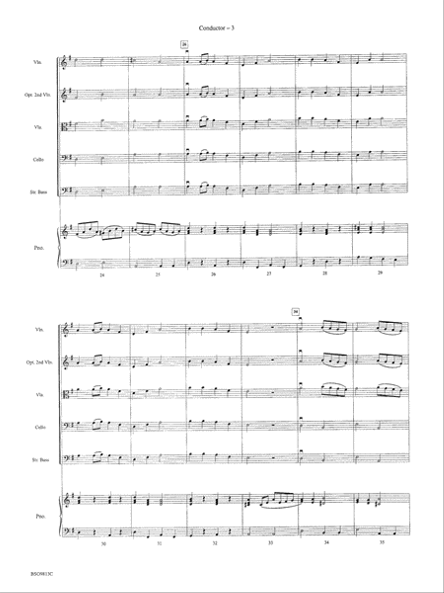 Christmas Bits & Pieces: Score String Orchestra scores gallery preview page 4