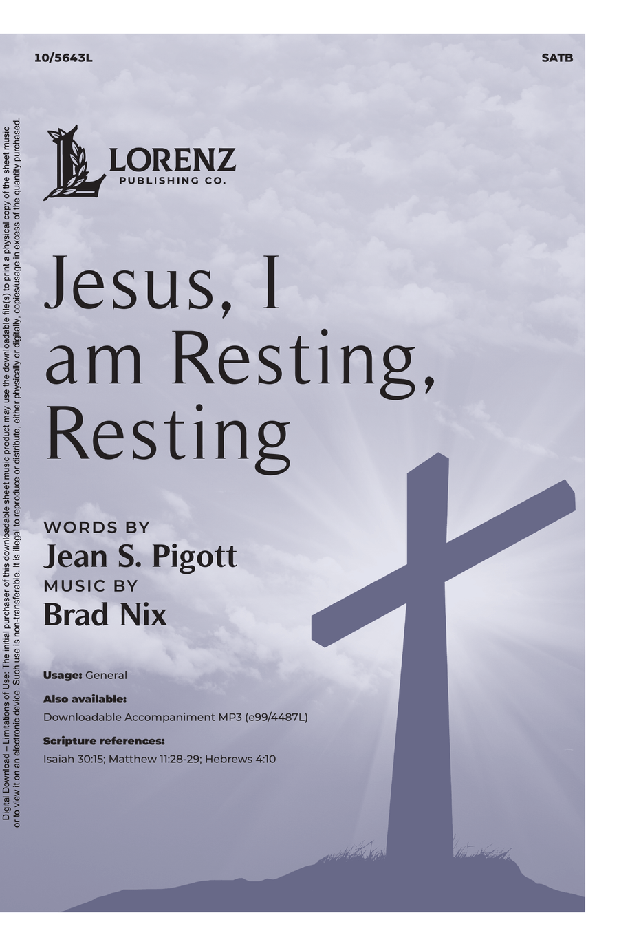 Jesus, I am Resting, Resting