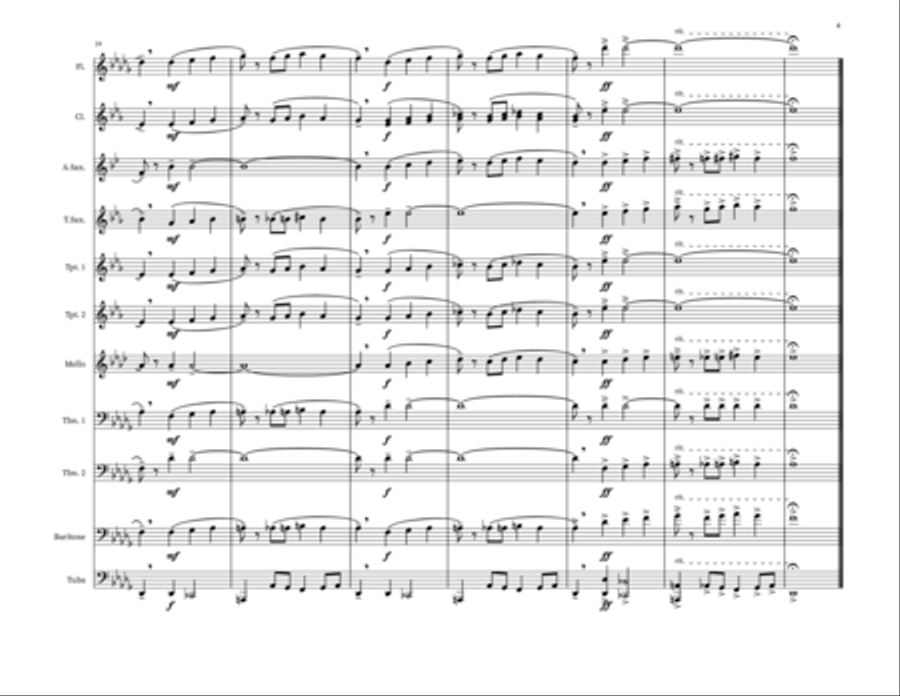 Total Praise Total Praise Marching Band scores gallery preview page 4