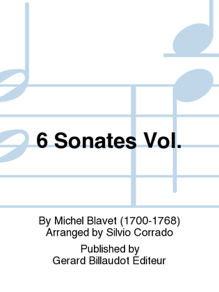 Book cover for 6 Sonates Vol.