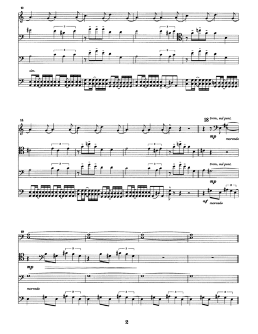 Daria - Theme String Quartet scores gallery preview page 2