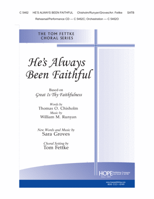 Book cover for He's Always Been Faithful