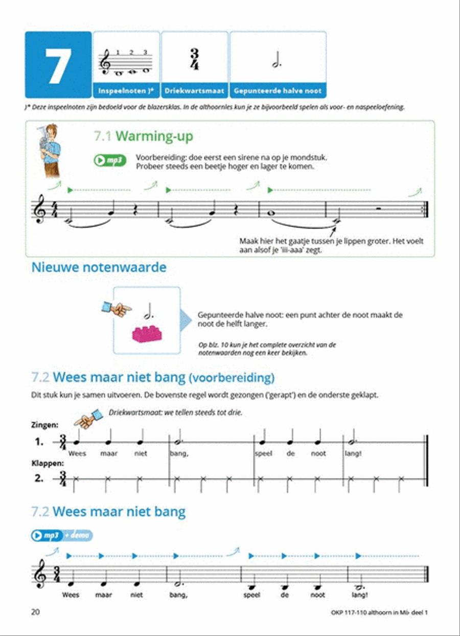Samen Leren Samenspelen Vlaams Deel 1 Horn scores gallery preview page 7
