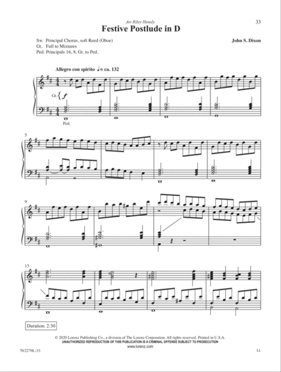 Versatile Voluntaries Versatile Voluntaries Organ Solo scores gallery preview page 10