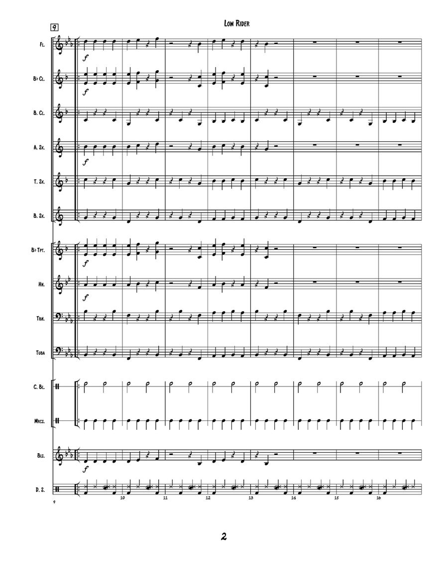 Low Rider Low Rider Small Ensemble scores gallery preview page 2