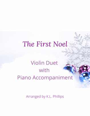 Book cover for The First Noel - Violin Duet with Piano Accompaniment
