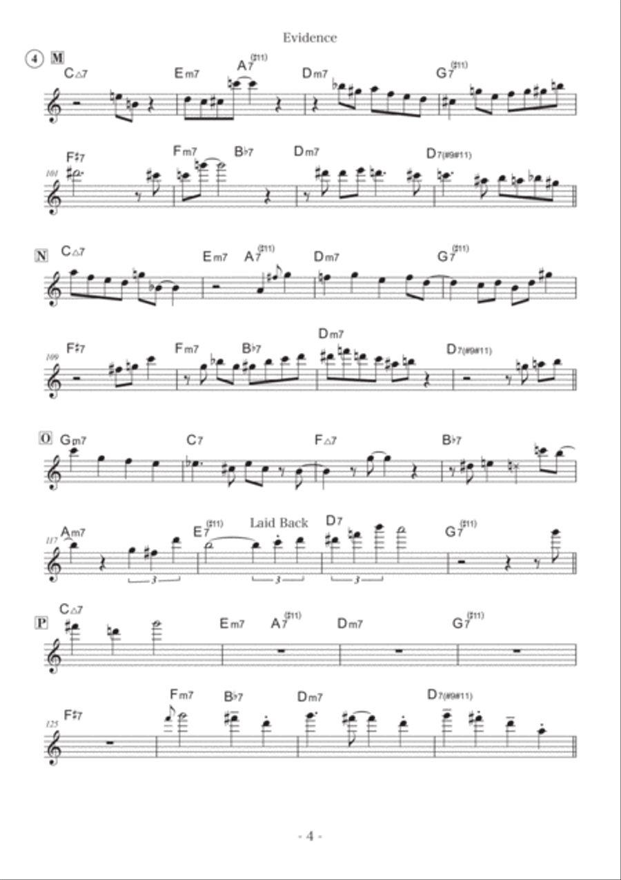 Evidence Alto Saxophone scores gallery preview page 4