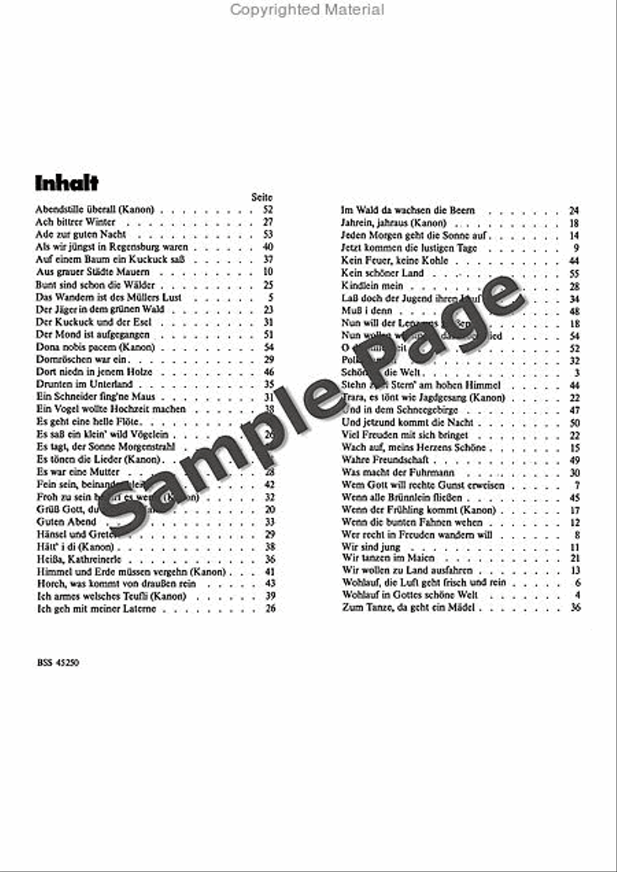 Es tonen die Lieder Recorder scores gallery preview page 57