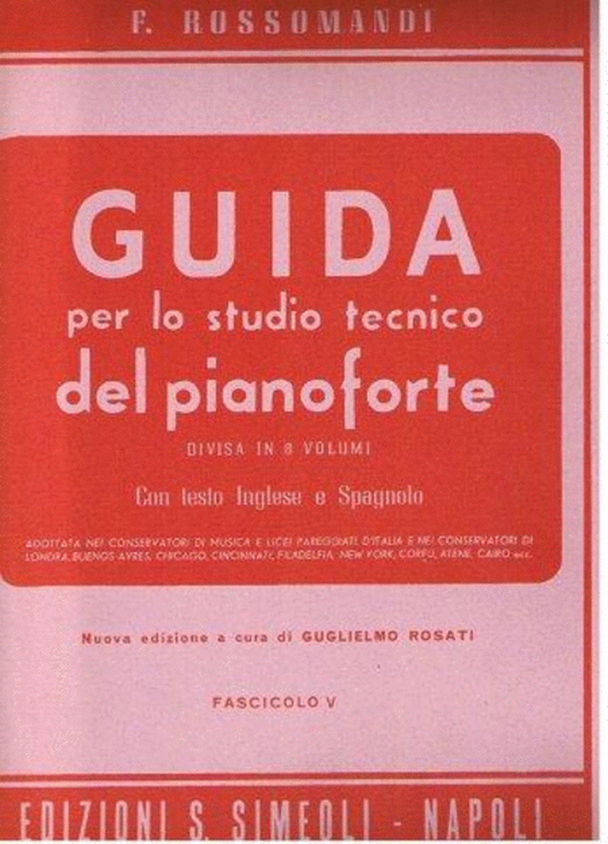 Guida per lo studio del Pianoforte Vol. 5
