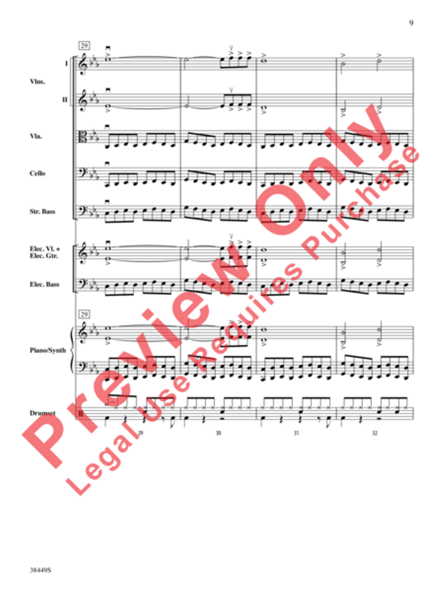 Requiem (The Fifth) String Orchestra scores gallery preview page 10