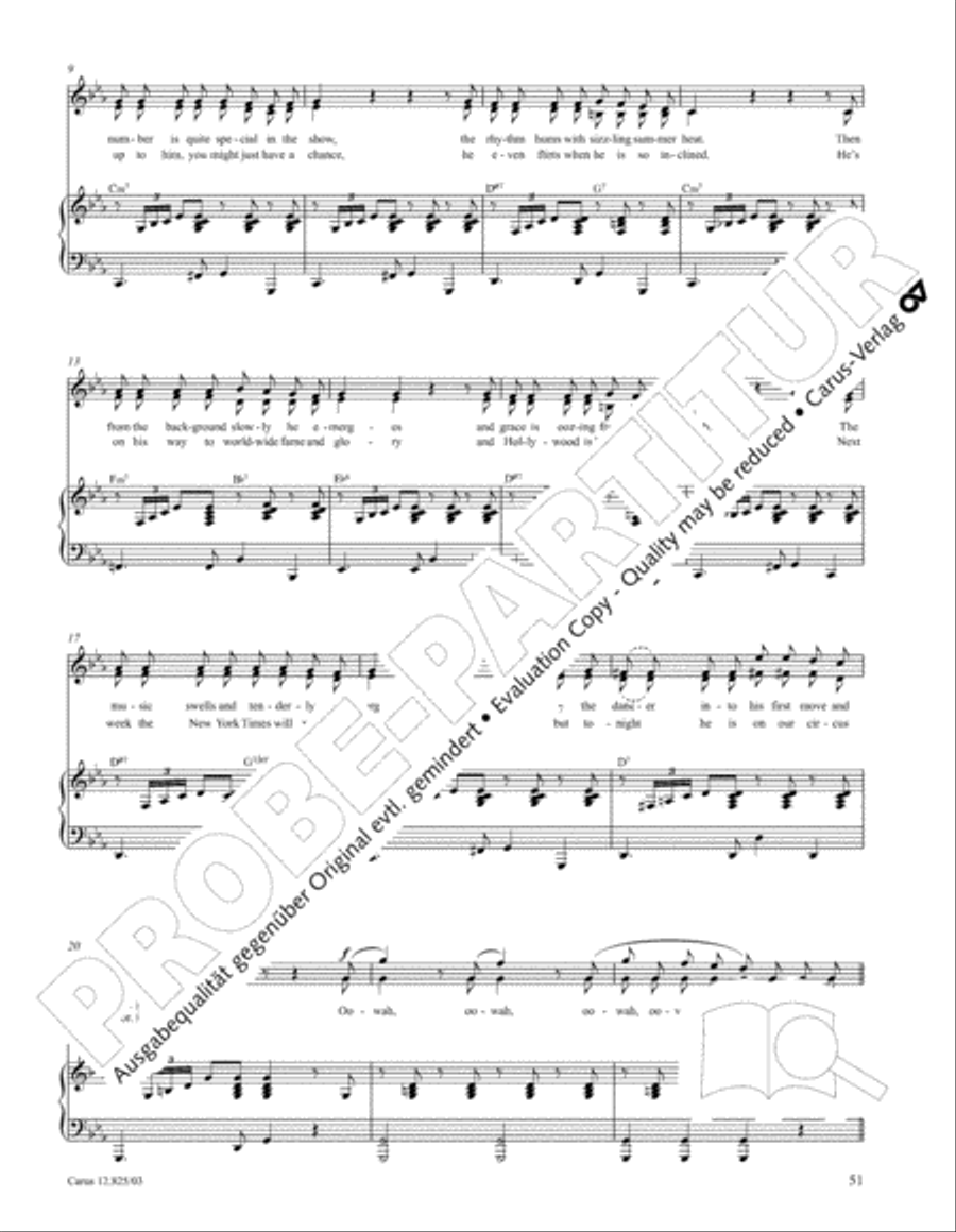 Circus Allegro Circus Allegro Choir scores gallery preview page 52