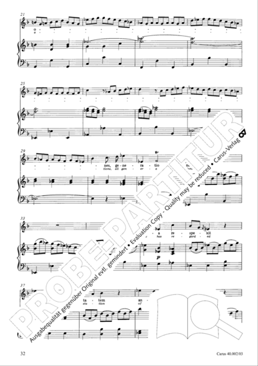 Magnificat Magnificat SA scores gallery preview page 33