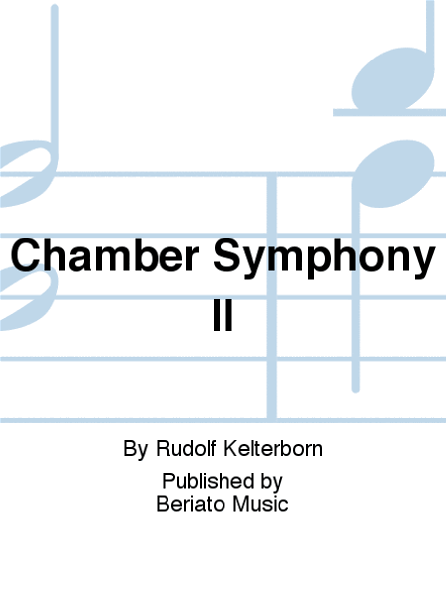 Chamber Symphony II Chamber Symphony II String Orchestra scores gallery preview page 1