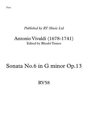 Vivaldi RV58 - Sonata in G minor - solo parts flute and trumpets