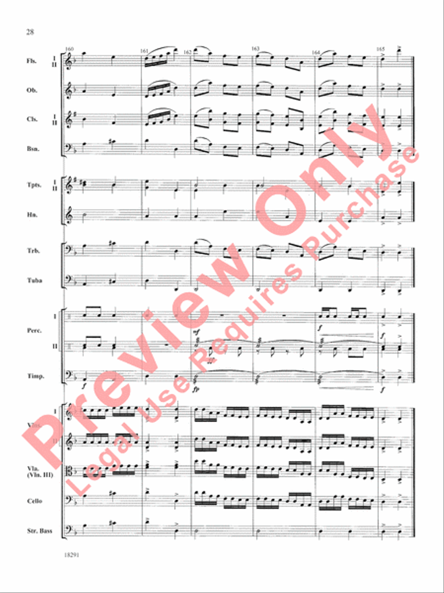 Hungarian Air and Dance Full Orchestra scores gallery preview page 29