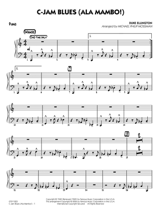 C-Jam Blues (ala Mambo!) (arr. Michael Philip Mossman) - Piano