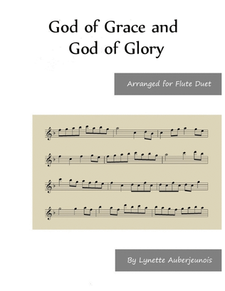 Book cover for God of Grace and God of Glory - Flute Duet