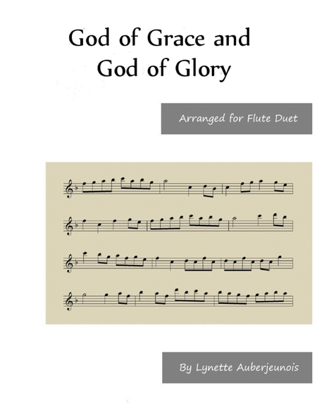 God of Grace and God of Glory - Flute Duet image number null