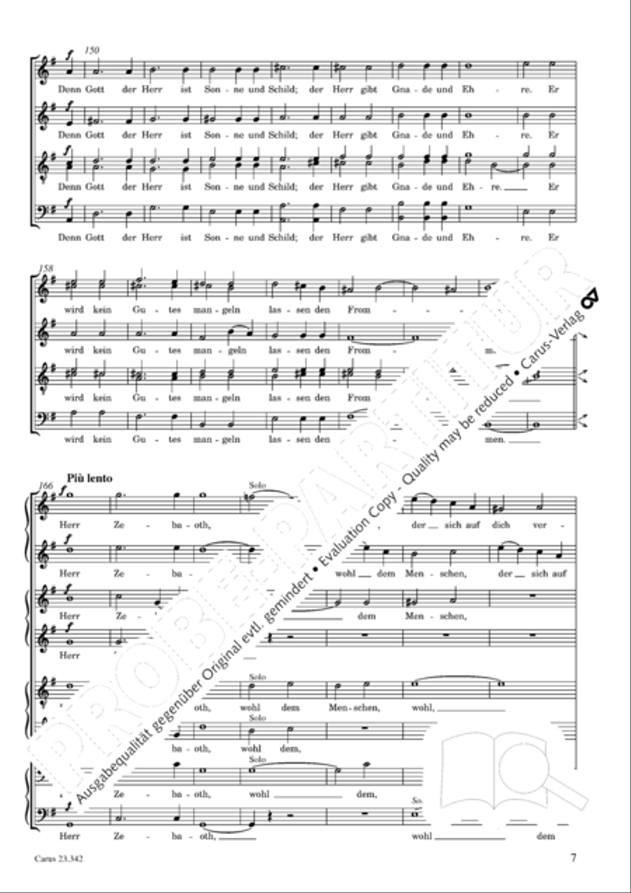 Der 84. Psalm SSAATTBB scores gallery preview page 8