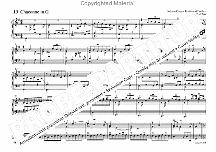 Freiburger Orgelbuch: Stammteil Organ Solo scores gallery preview page 49