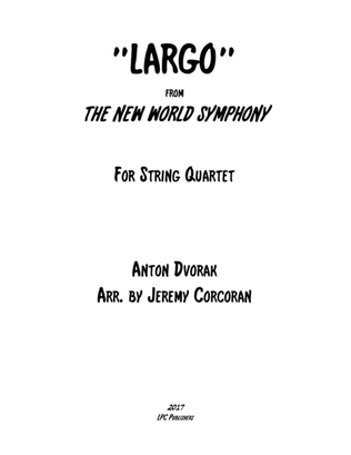 Book cover for Largo from The New World Symphony for String Quartet