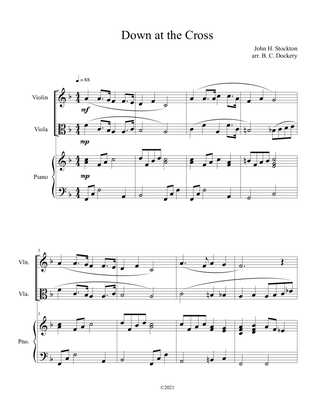 Down at the Cross (Violin and Viola Duet with Piano Accompaniment)