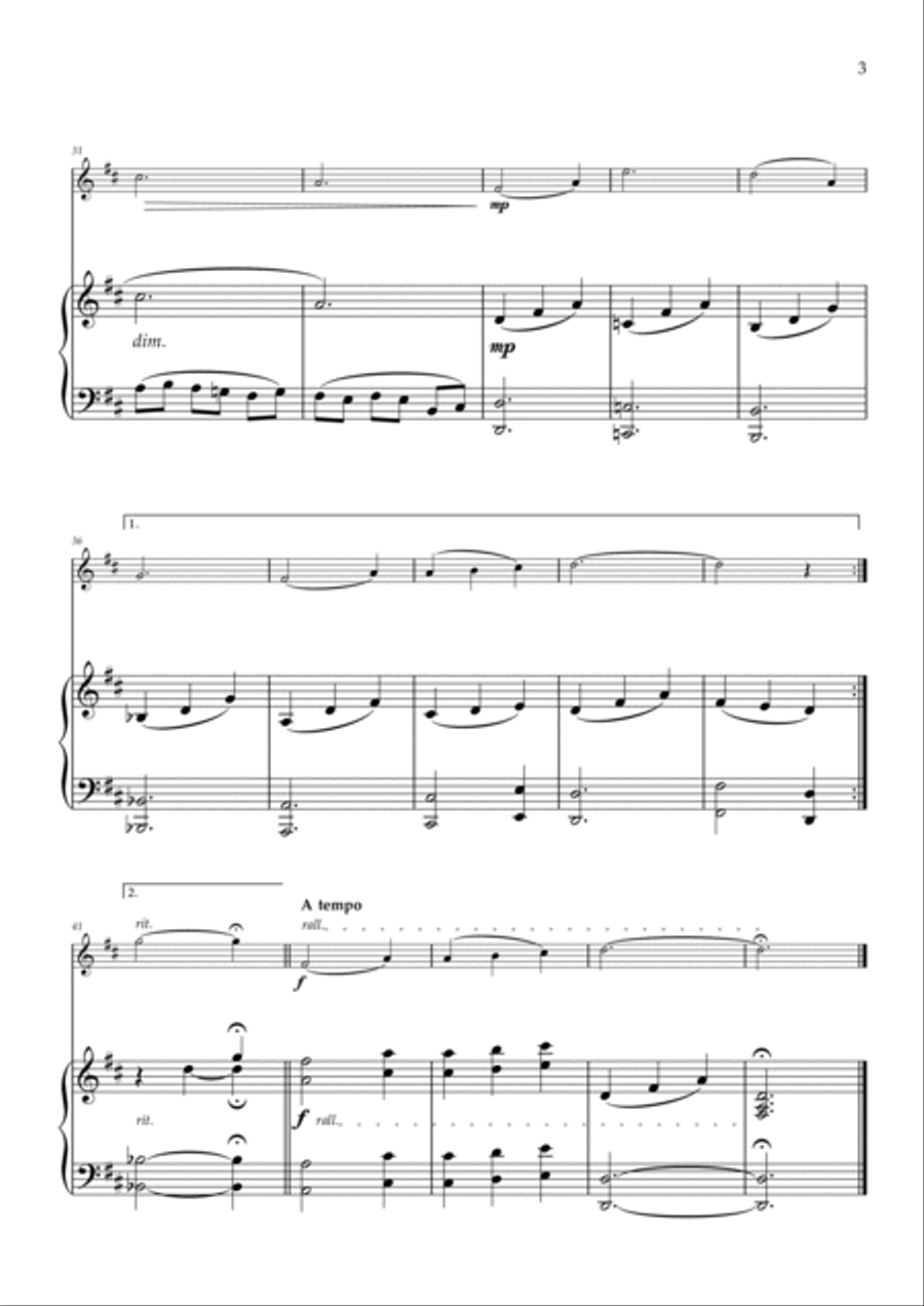 Edelweiss Edelweiss Violin Solo scores gallery preview page 3