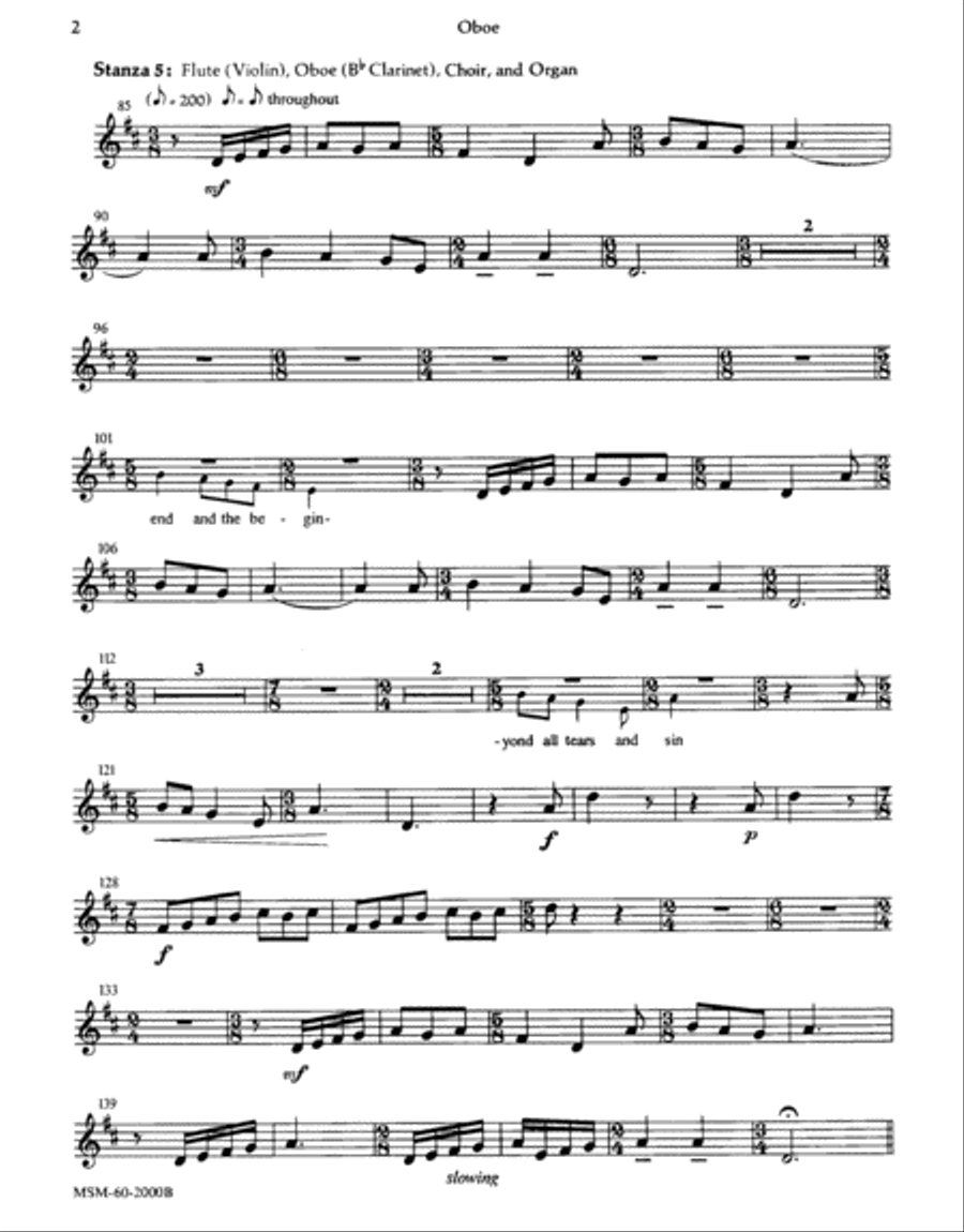 O Morning Star, How Fair and Bright Choir scores gallery preview page 5
