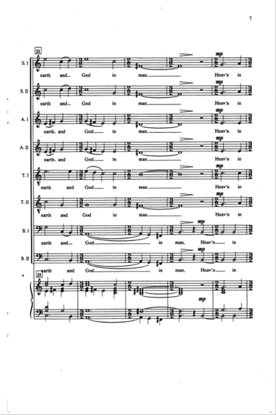 Welcome All Wonders SSAATTBB scores gallery preview page 6