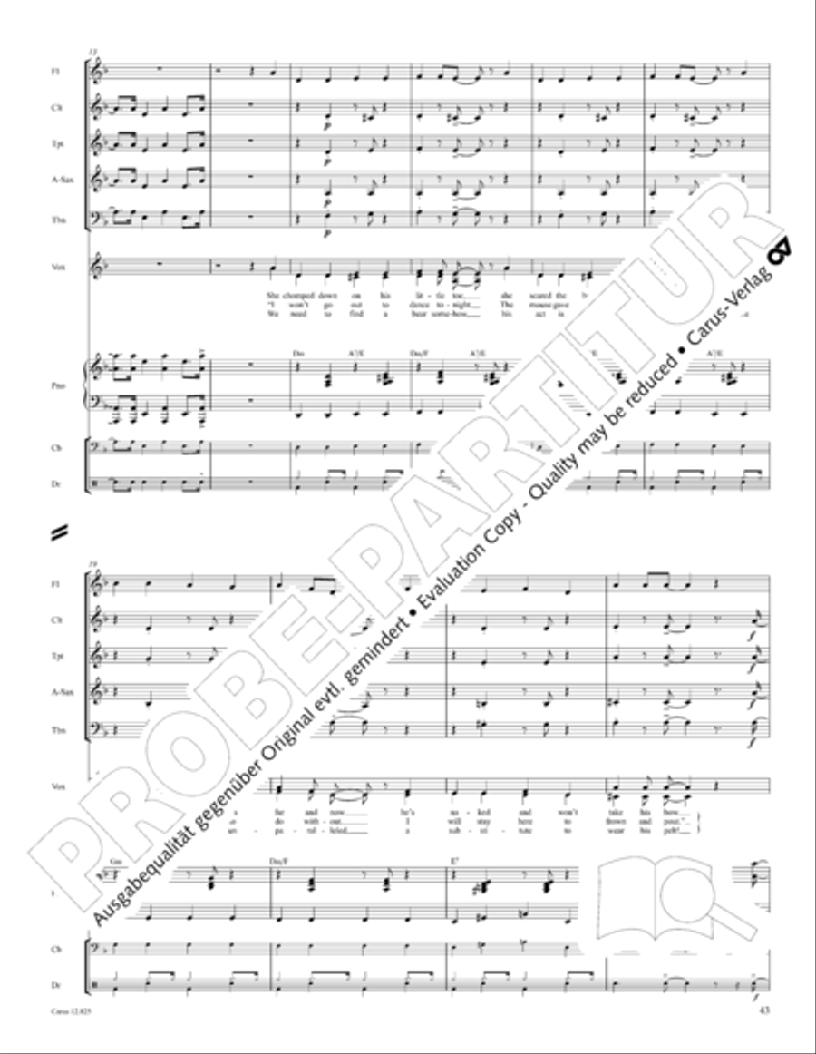 Circus Allegro Circus Allegro Choir scores gallery preview page 44