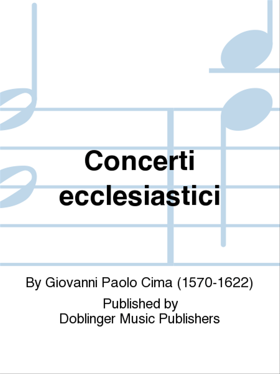 Concerti ecclesiastici Concerti ecclesiastici Score scores gallery preview page 1