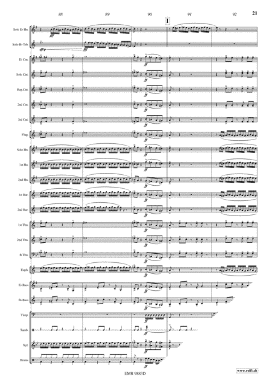 Green Hornet Theme Brass Duet scores gallery preview page 12