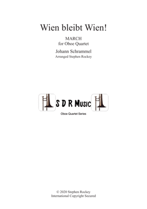 Book cover for Wien Bleibt Wien! March for Oboe Quartet