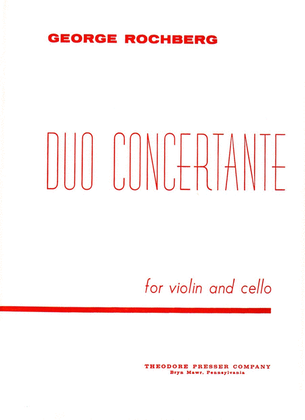 Book cover for Duo Concertante