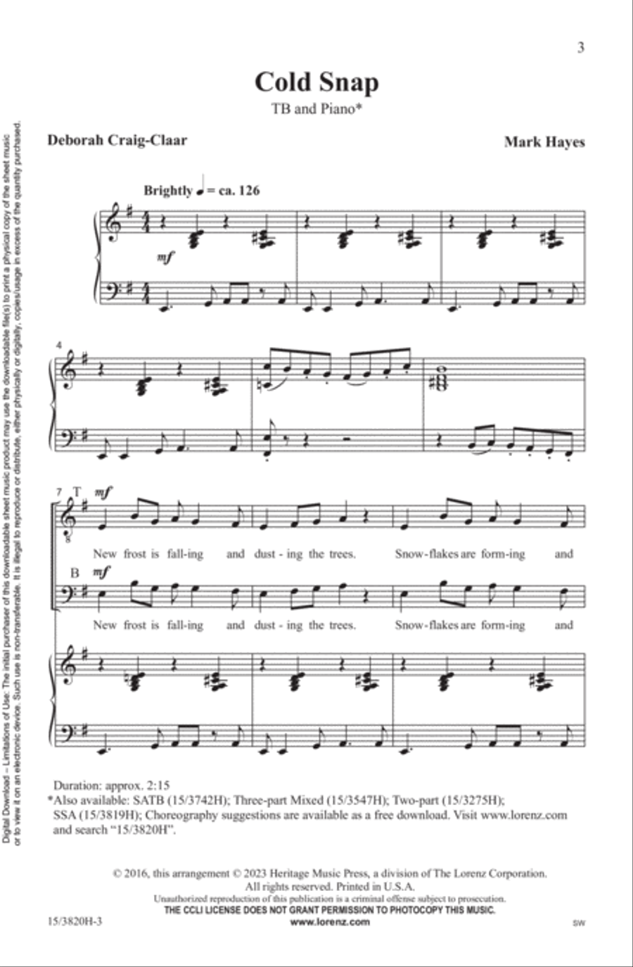 Cold Snap TB scores gallery preview page 3