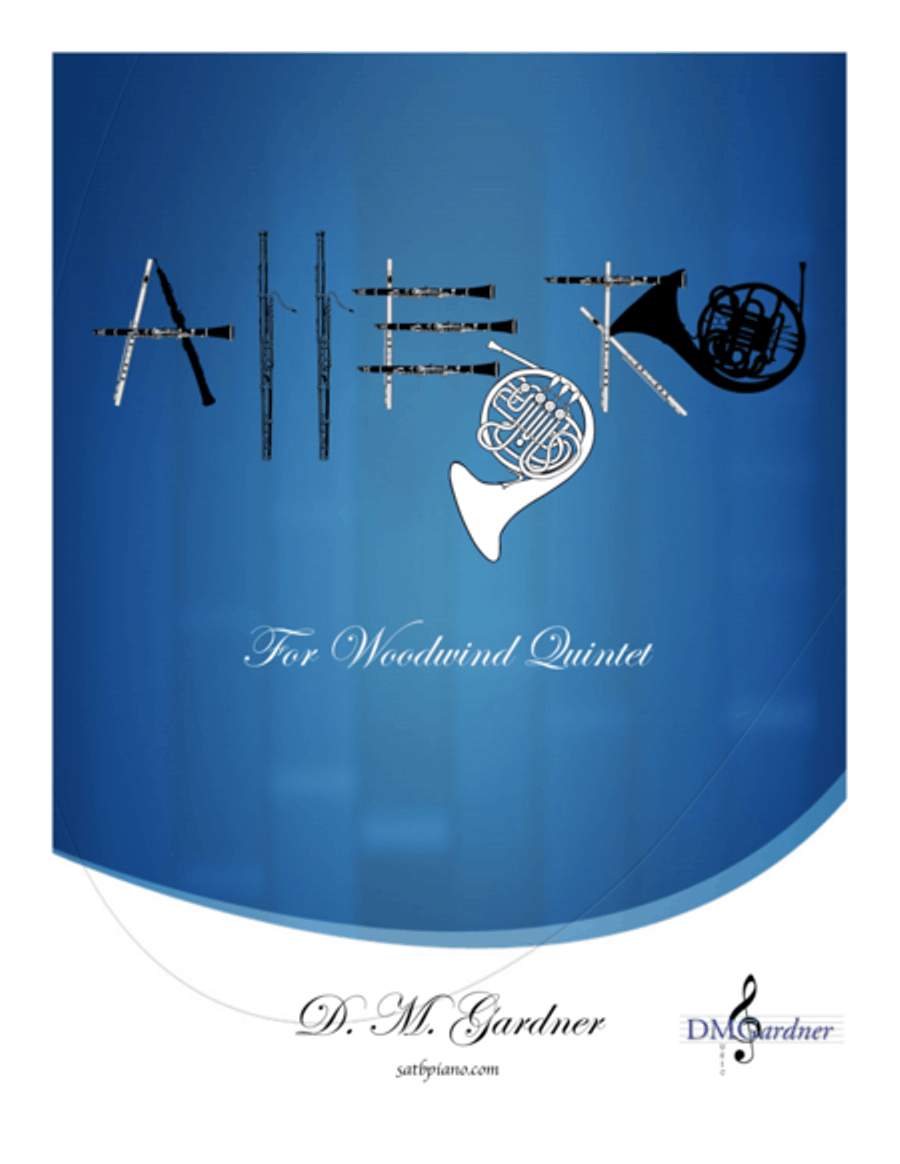 Allegro for Woodwind Quintet Woodwind Quintet scores gallery preview page 1