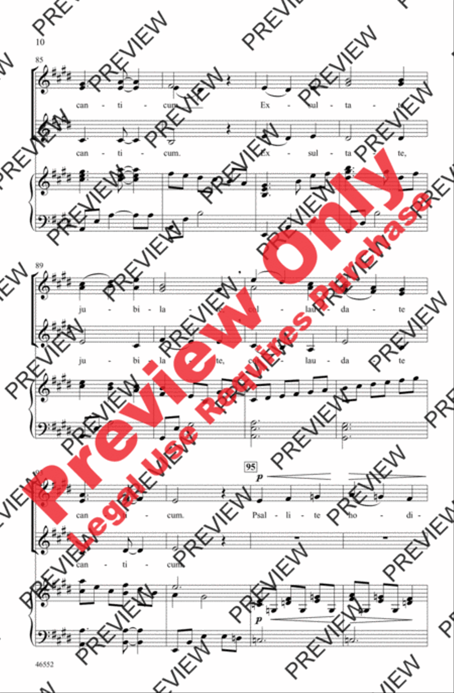 Psallite Hodie SSAA scores gallery preview page 9