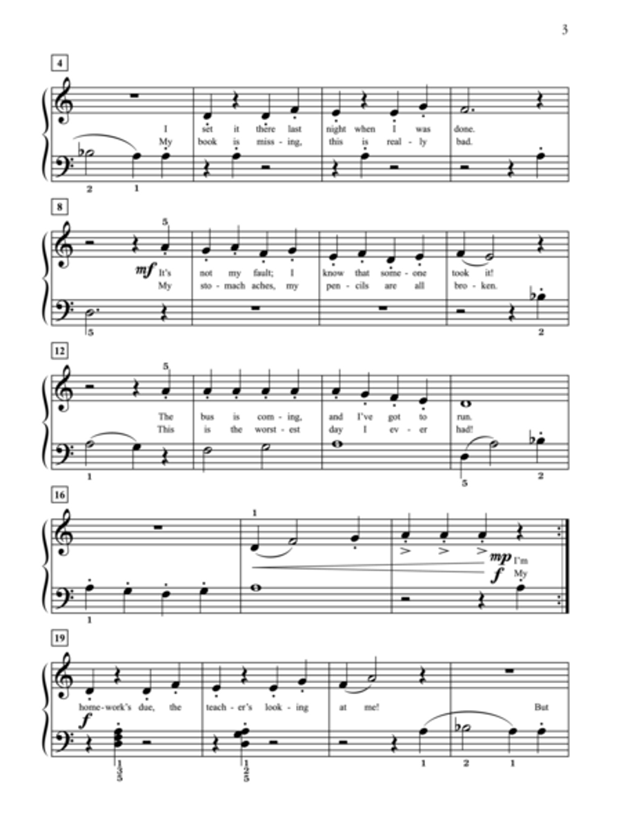 Homework Tango Easy Piano scores gallery preview page 2