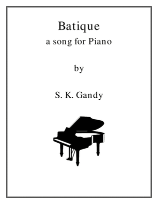 Batique--A Piece for Piano